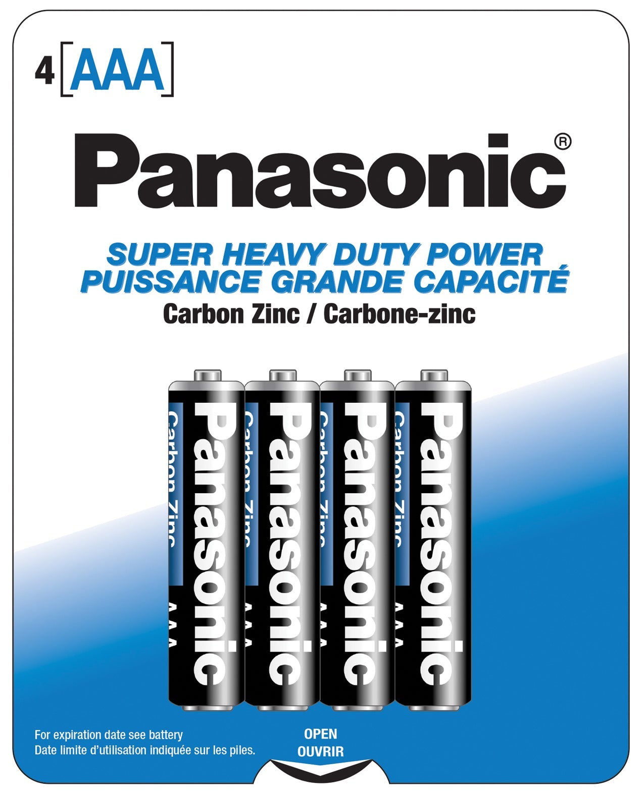 Panasonic Super Heavy Duty Battery AAA - Pack of 4