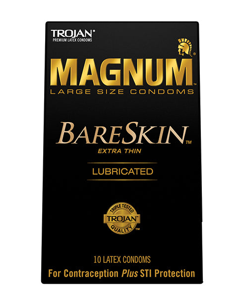 Trojan Magnum Bareskin Condoms - Box of 10