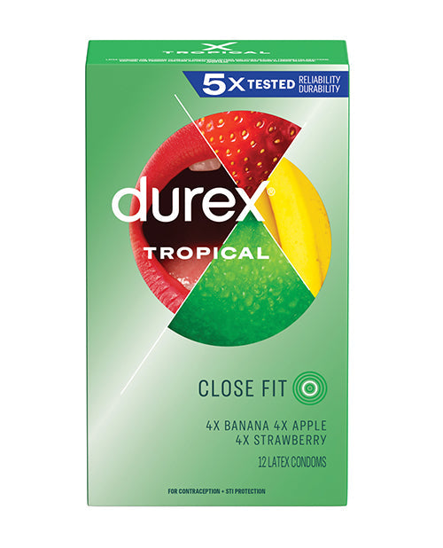 Durex Tropical Color &amp; Scents Condoms  - Box of 12