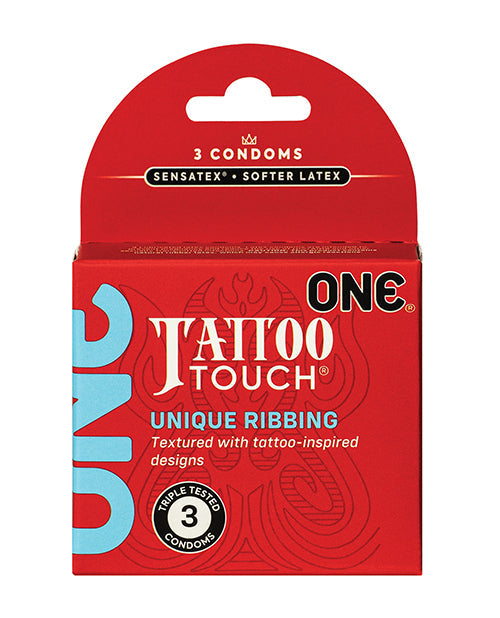 One Tattoo Touch Condoms - Pack of 3