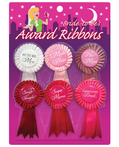Bride to Be&#039;s Award Ribbons - Pack of 6