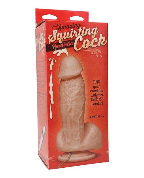 Squirting Realistic Cock w/Splooge Juice - Flesh