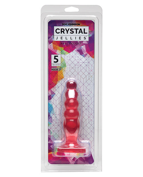 Crystal Jellies 5&quot; Anal Delight - Pink