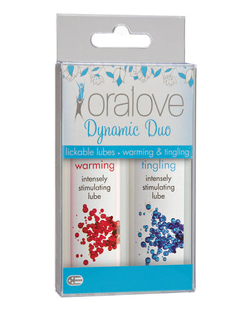 Oralove Delicious Duo Flavored Lube - Warming &amp; Tingling