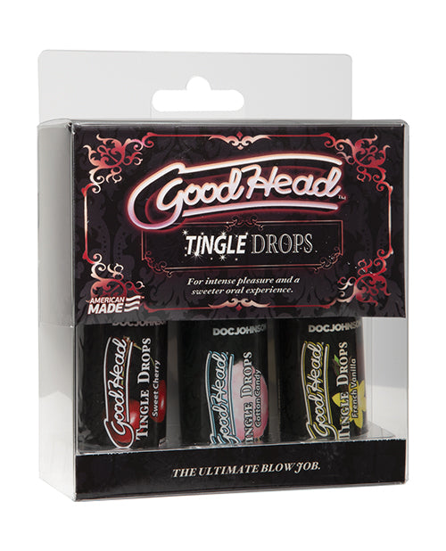 GoodHead Tingle Drops Kit - Sweet Cherry/Cotton Candy/French Vanilla