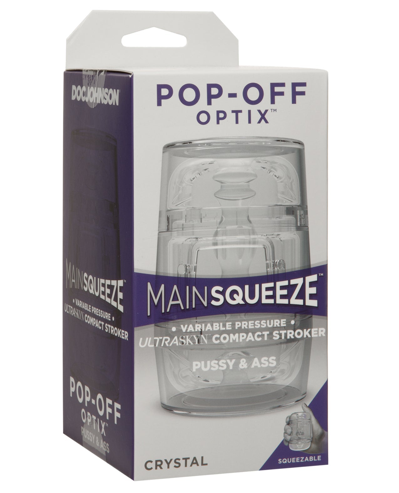 Main Squeeze Pop Off Optix - Crystal Pussy &amp; Ass