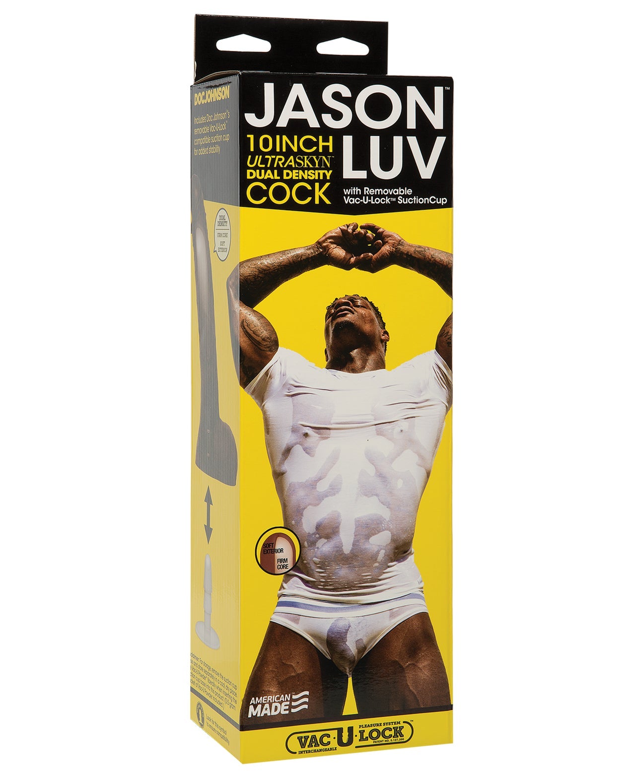 Signature Cocks Ultraskyn 10&quot; Cock w/Removable Vac-U-Lock Suction Cup - Jason Luv