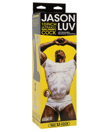 Signature Cocks Ultraskyn 10&quot; Cock w/Removable Vac-U-Lock Suction Cup - Jason Luv