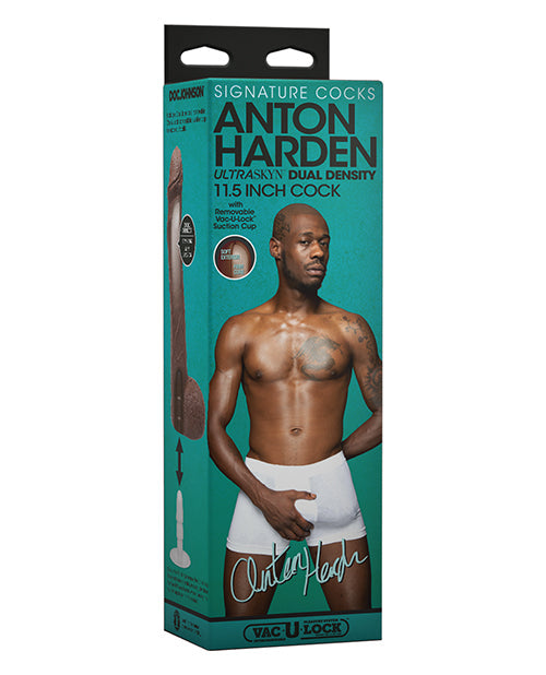 Signature Cocks ULTRASKYN 11&quot; Cock w/Removable Vac-U-Lock Suction Cup - Anton Harden
