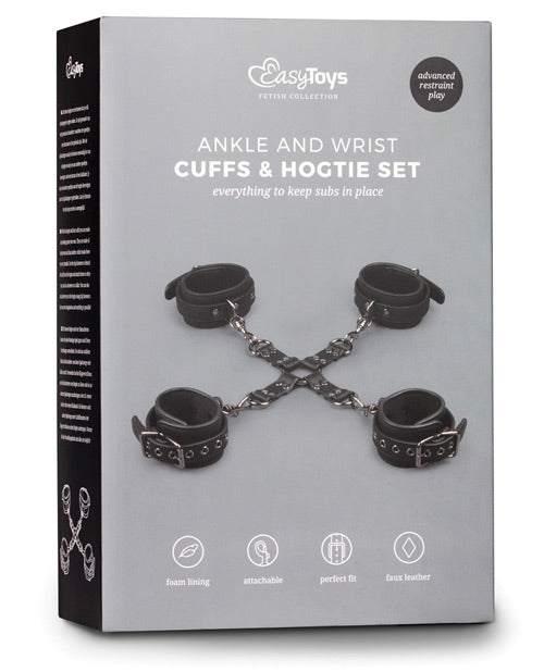 Easy Toys Hogtie w/Hand &amp; Anklecuffs - Black