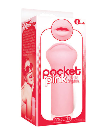 The 9&#039;s Pocket Pink Mini Mouth Masturbator