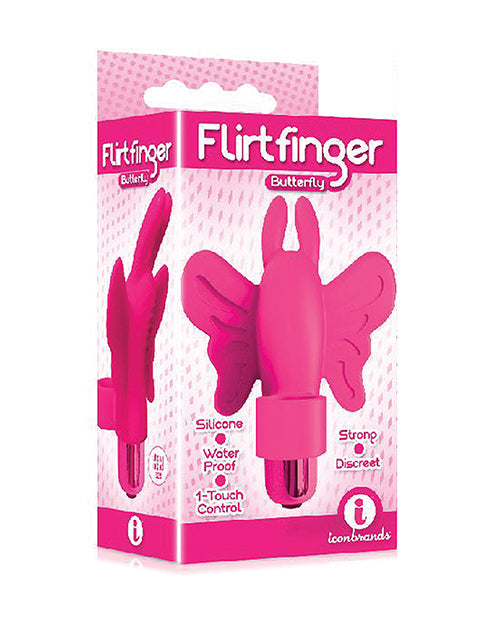 The 9&#039;s Flirtfinger Butterfly - Pink