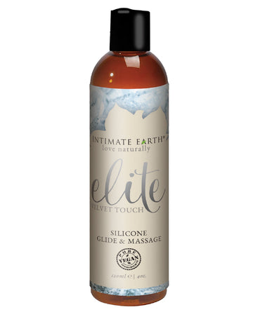 Intimate Earth Elite Velvet Touch Silicone Glide &amp; Massage Oil - 120ml