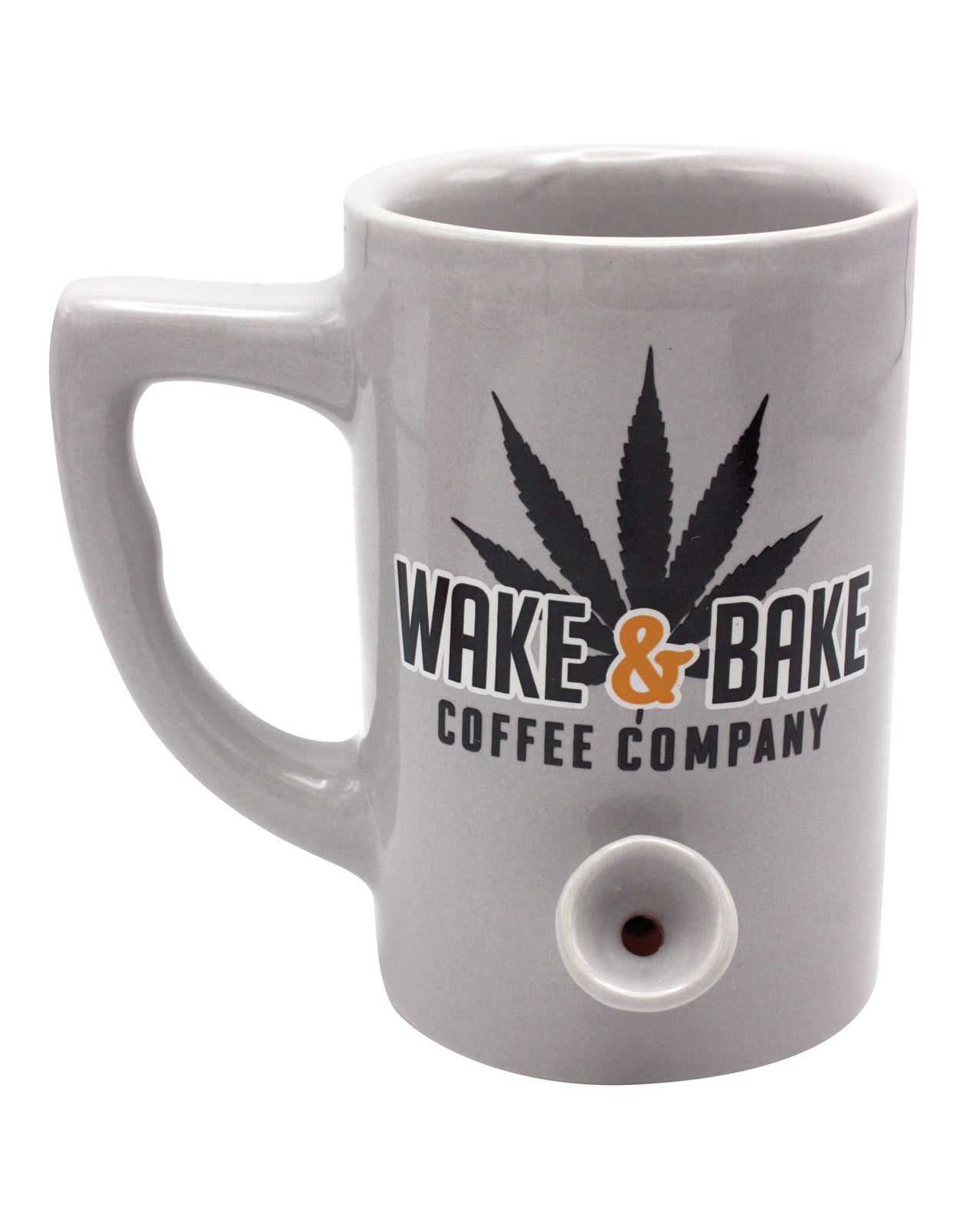 Wake &amp; Bake Coffee Mug - 10 oz Grey