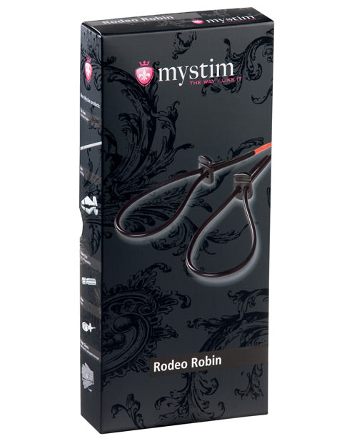 Mystim Rodeo Robin Penis &amp; Testicle Strap Set - Black