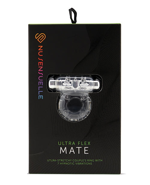 Nu Sensuelle Mate Ultra Bullet Ring Cockring 7 Function - Clear