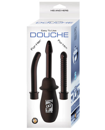 His &amp; Hers Easy To Use Douche - Black