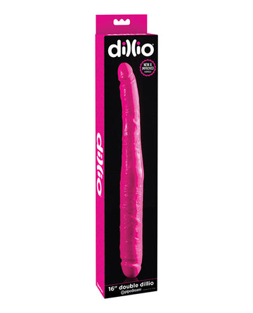 Dillio 16&quot; Double Dillio - Pink
