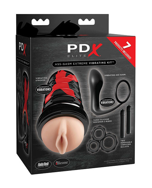 PDX Elite Ass Gasm Vibrating Kit