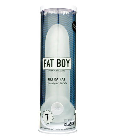 Perfect Fit Fat Boy Original Ultra Fat 7.0&quot; - Clear