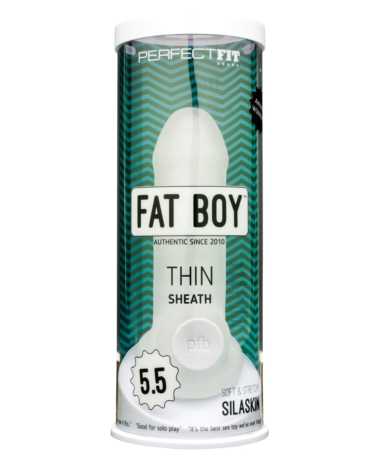 Perfect Fit Fat Boy Thin 5.5&quot; - Clear