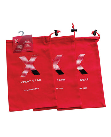 Xplay Gear Ultra Soft Gear Bag 8&quot; x 13&quot; - Cotton Pack of 3