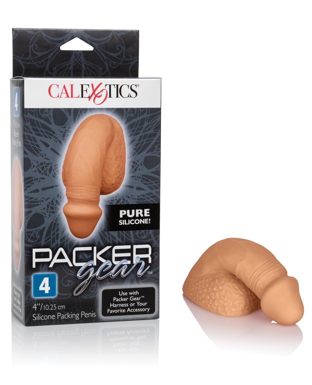Packer Gear 4&quot; Silicone Packing Penis - Tan