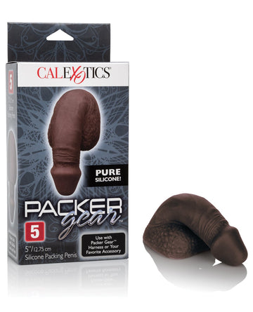 Packer Gear 5&quot; Silicone Packing Penis - Black