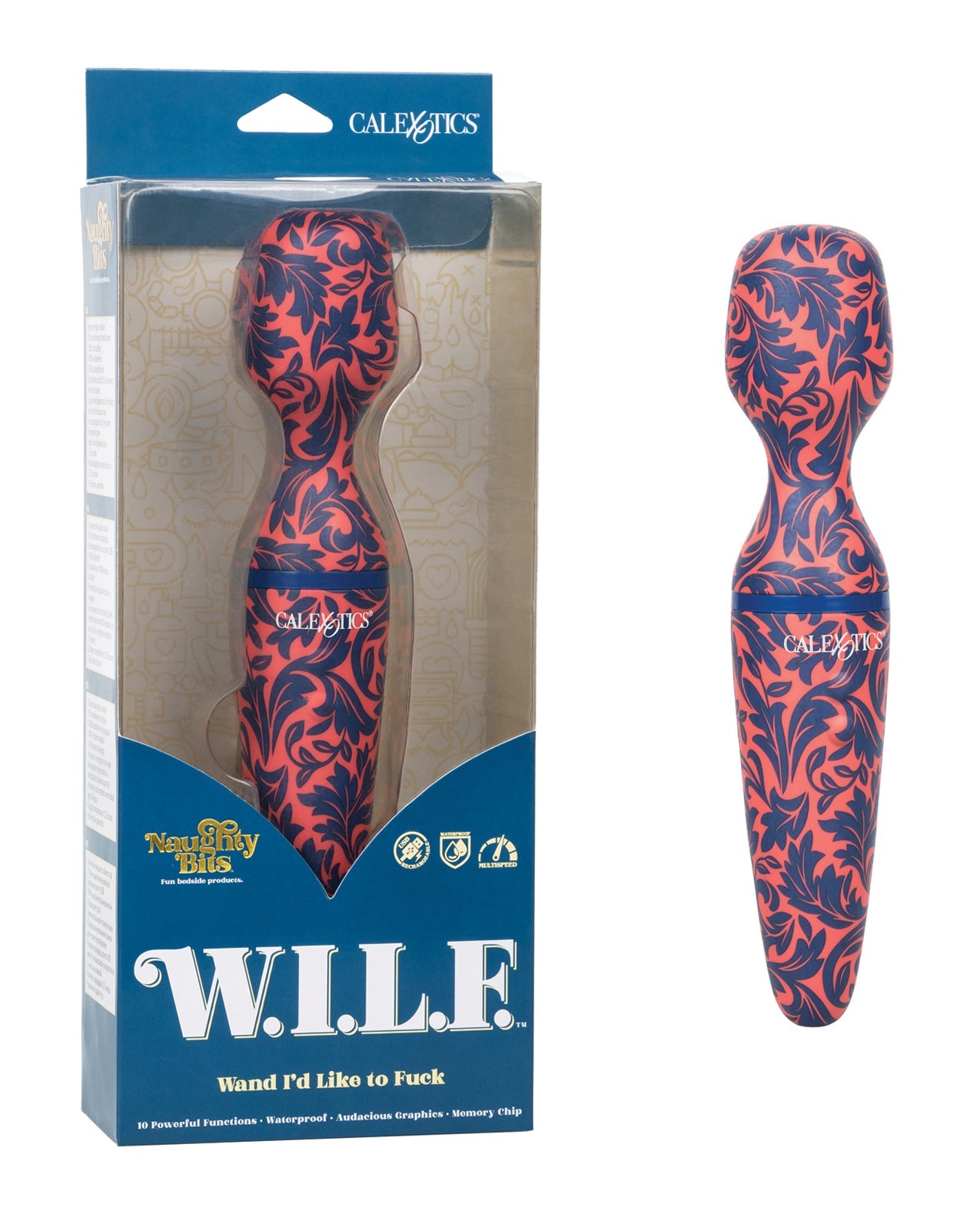 Naughty Bits W.I.L.F. Wand I&#039;d Like to Fuck - Multi Color
