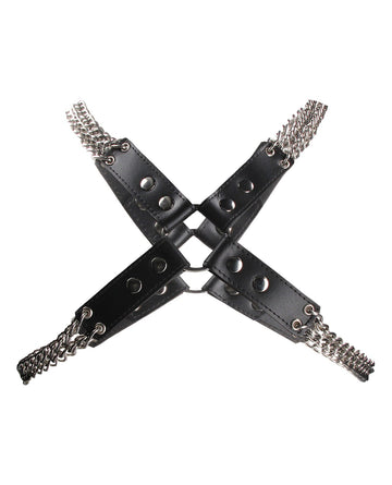 Shots Uomo Chain &amp; Chain Harness - Black