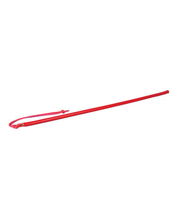 Spartacus 24&quot; Leather Wrapped Cane - Red