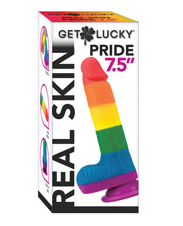 Get Lucky 7.5&quot; Real Skin Series Pride- Rainbow