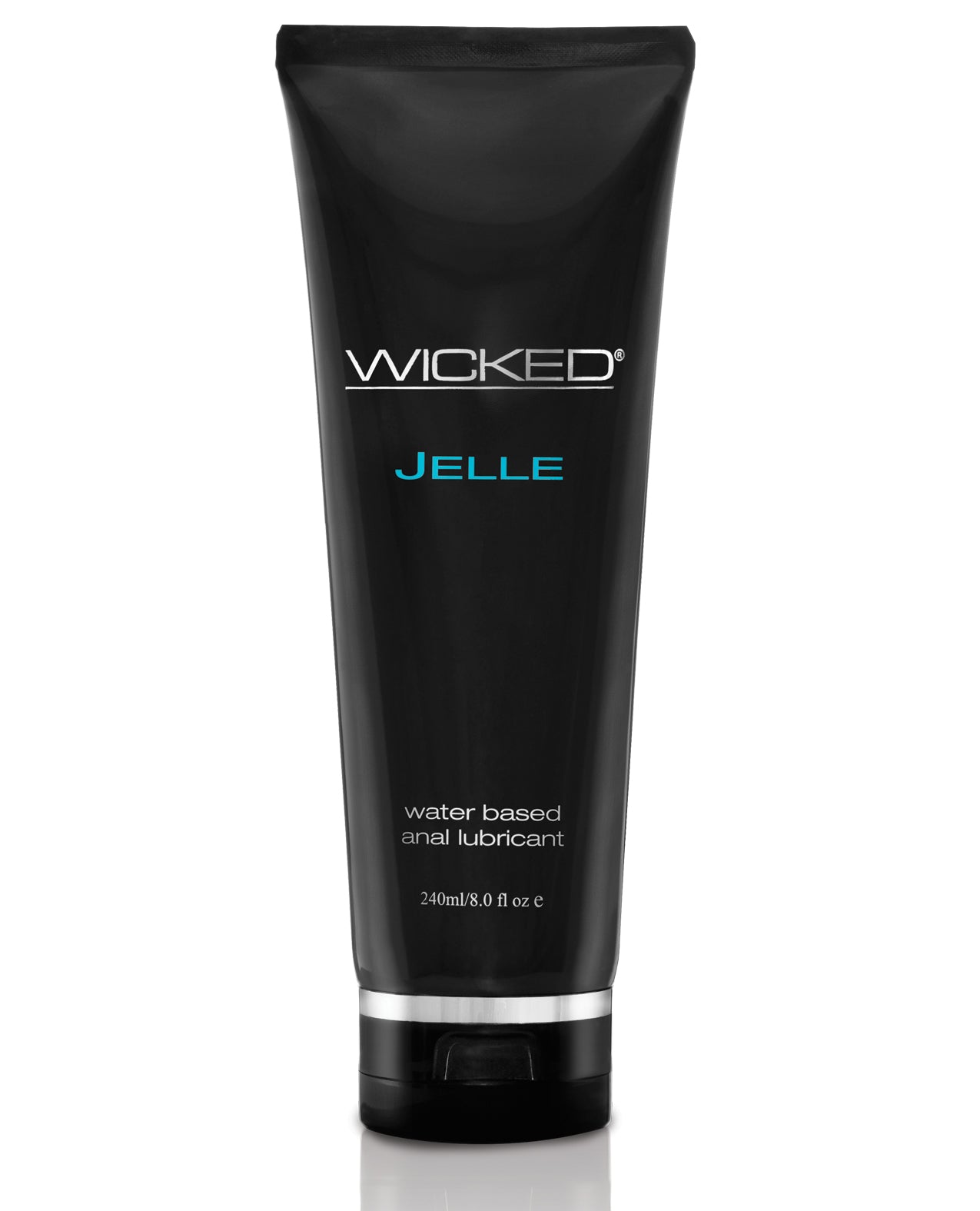 Wicked Sensual Care Jelle Water Based Anal Lubricant - 8 oz Fragrance Free
