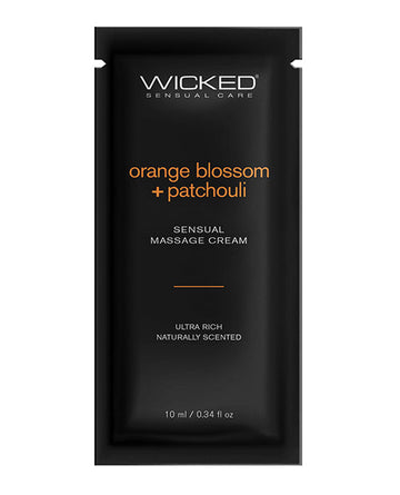 Wicked Sensual Care Orange Blossom &amp; Patchouli Massage Cream  - .34 oz