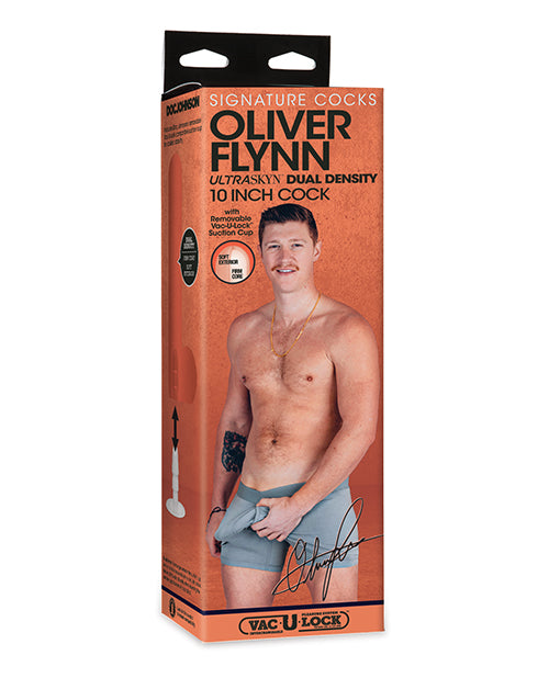 Signature Cocks ULTRASKYN 10&quot; Cock w/Removable Vac-U-Lock Suction Cup - Oliver Flynn