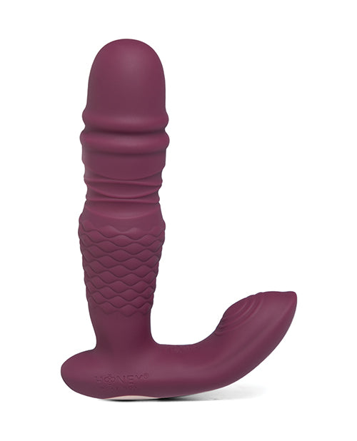 Ryder App-Controlled Thrusting G-spot &amp; Clit Vibrator - Rosy Red