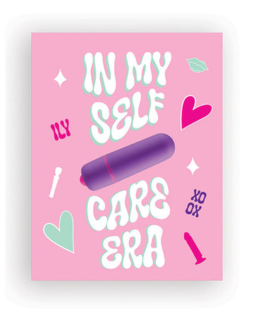 Self Care Era Naughty Greeting Card w/Rock Candy Vibrator &amp; Fresh Vibes Towelettes