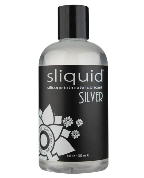 Sliquid Silver Silicone Lube Glycerine &amp; Paraben Free - 8.5 oz