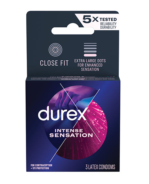 Durex Intense Sensation Condom - Box of 3