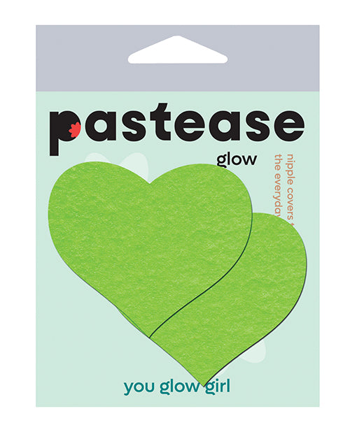 Pastease Premium Heart - Glow in the Dark Green O/S