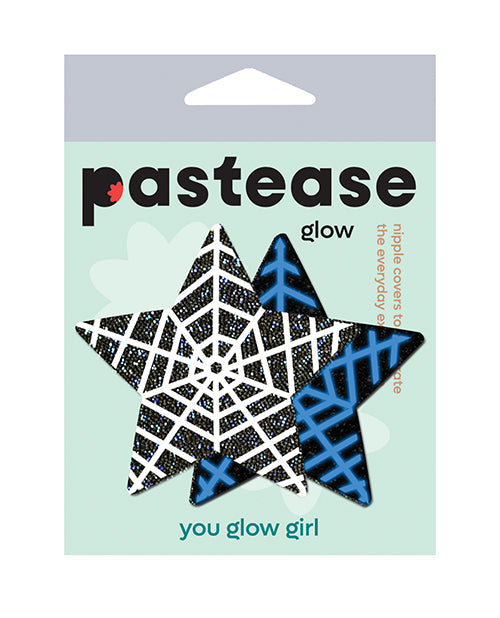 Pastease Premium Halloween Glitter Web  - Glow in the Dark Black/White O/S