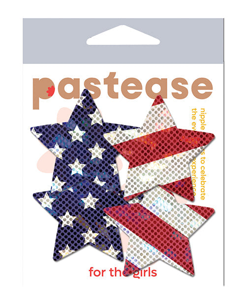 Pastease Premium Petites Glittering Stars &amp; Stripes  - Red/White/Blue O/S