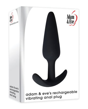 Adam &amp; Eve&#039;s Rechargeable Vibrating Anal Plug - Black