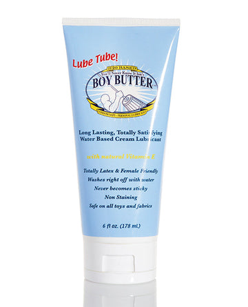 Boy Butter H2O Lube Tube - 6 oz