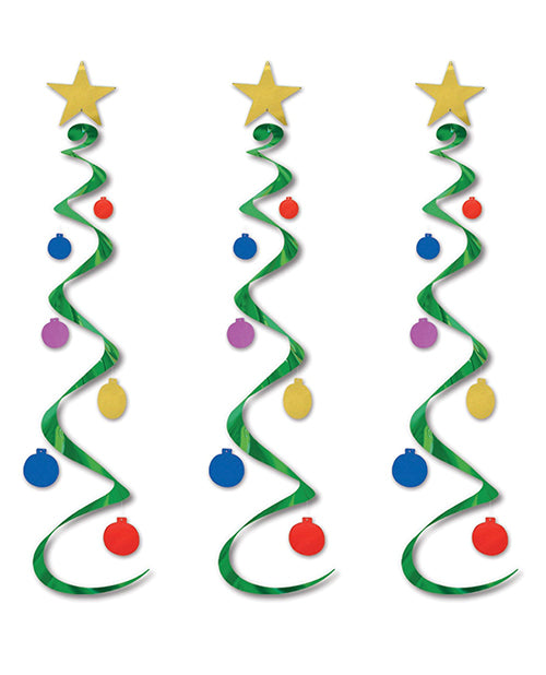 Holiday Tree Whirls D&eacute;cor - Multi Color