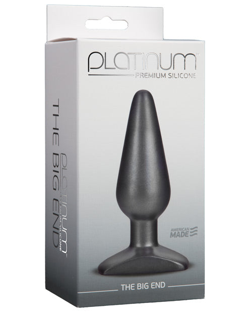 Platinum Silicone the Big End - Charcoal