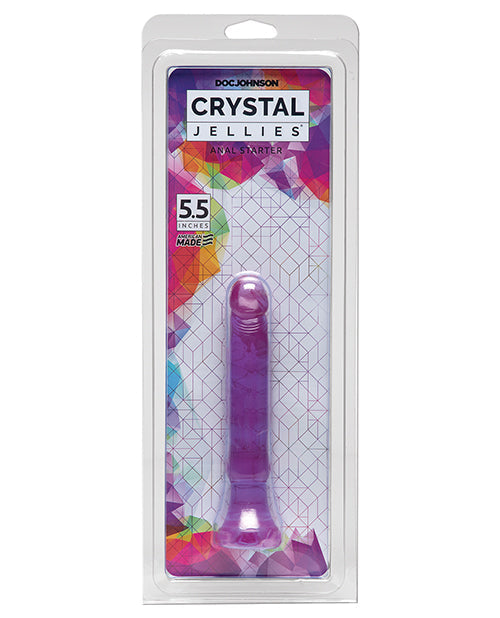 Crystal Jellies 5.5&quot; Anal Starter - Purple