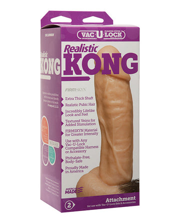 Vac-U-Lock Kong Realistic - White