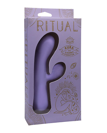 RITUAL Aura Rechargeable Silicone Rabbit Vibe - Lilac