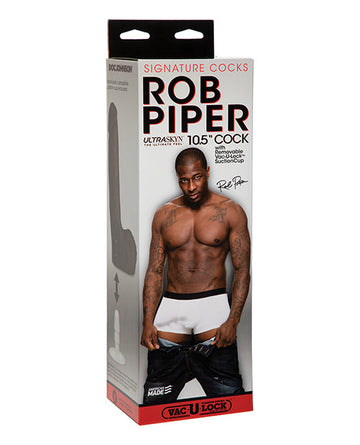 Rob Piper Cock w/Balls &amp; Suction Cup - Chocolate